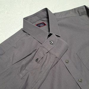 UNTUCKit Men's Button Down Long Sleeve 100% Cotton Slim Fit Shirt Size Medium